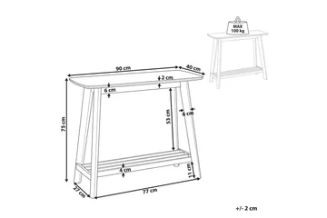 Konsolbord Tulare - Möbler - Bord & matgrupp - Avlastningsbord & sidobord - Konsolbord & hallbord