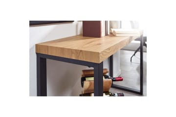 Konsolbord Wohnling 120 cm modern konsol med metallben Brun - Brun - Möbler - Bord & matgrupp - Avlastningsbord & sidobord - Konsolbord & hallbord