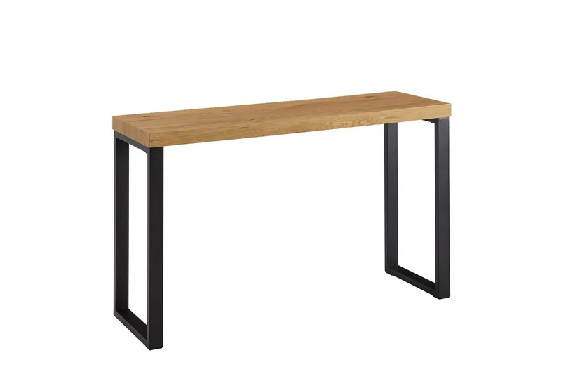 Konsolbord Wohnling 120 cm modern konsol med metallben Brun, Brun