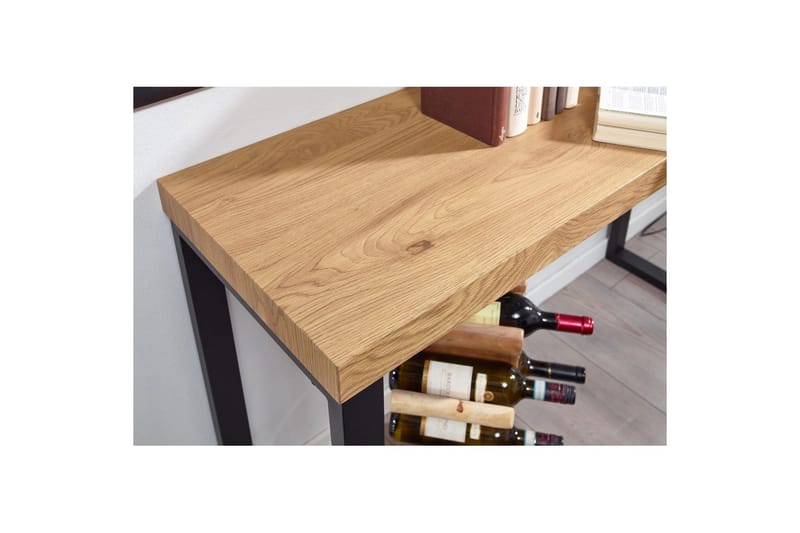 Konsolbord Wohnling 120 cm modern konsol med metallben Brun - Brun - Möbler - Bord & matgrupp - Avlastningsbord & sidobord - Konsolbord & hallbord