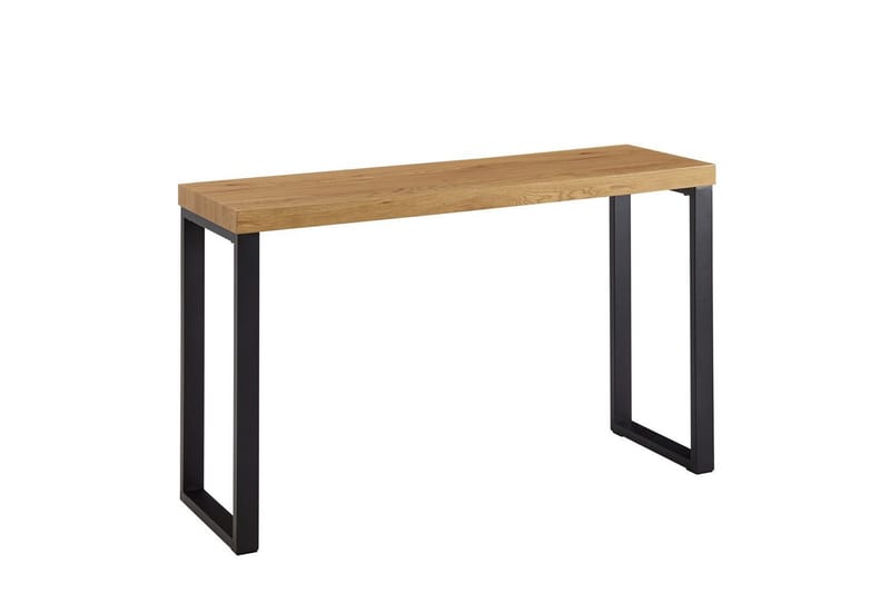 Konsolbord Wohnling 120 cm modern konsol med metallben Brun - Brun - Möbler - Bord & matgrupp - Avlastningsbord & sidobord - Konsolbord & hallbord