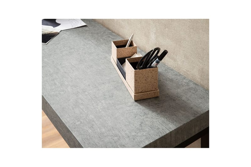 Konsolbord Wohnling 120 cm modern konsol med metallben Grå - Grå - Möbler - Bord & matgrupp - Avlastningsbord & sidobord - Konsolbord & hallbord