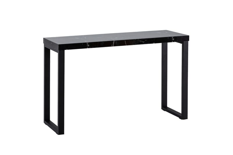 Konsolbord Wohnling 120 cm modern konsol med metallben Svart - Svart - Möbler - Bord & matgrupp - Avlastningsbord & sidobord - Konsolbord & hallbord