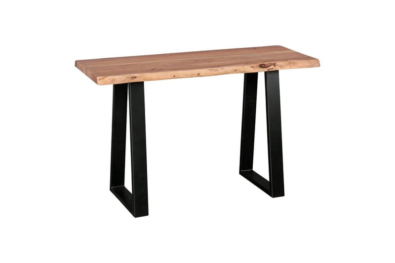 Konsolbord Wohnling Gaya massivt trä lantlig stil med träd kant - Möbler - Bord & matgrupp - Avlastningsbord & sidobord - Konsolbord & hallbord