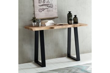 Konsolbord Wohnling Gaya massivt trä lantlig stil med träd kant - Möbler - Bord & matgrupp - Avlastningsbord & sidobord - Konsolbord & hallbord