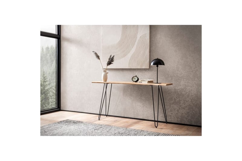 Konsolbord Wohnling Massivt trä stiftben träkant 150 cm - Möbler - Bord & matgrupp - Avlastningsbord & sidobord - Konsolbord & hallbord