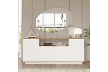Konsollbord Calrin 180 cm - Brun/Vit - Möbler - Bord & matgrupp - Avlastningsbord & sidobord - Konsolbord & hallbord