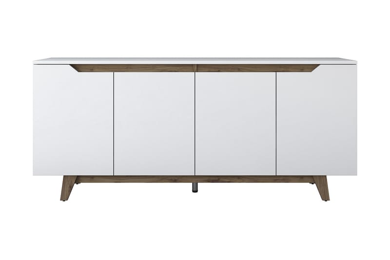 Konsollbord Crozon 180 cm - Vit/Mörkbrun - Konsolbord & hallbord - Avlastningsbord & sidobord - Hallförvaring