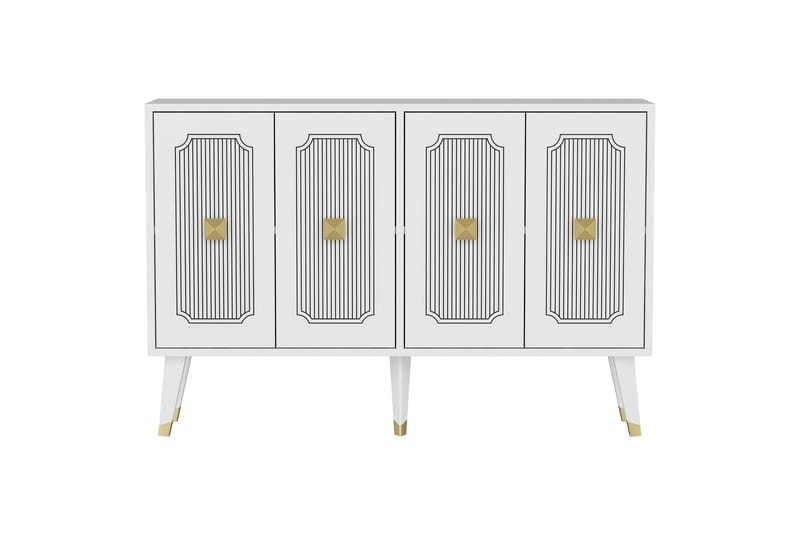 Konsollbord Derasi 120 cm - Vit - Möbler - Bord & matgrupp - Avlastningsbord & sidobord - Konsolbord & hallbord