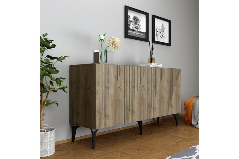 Konsollbord Draw 150 cm - Valnöt - Möbler - Bord & matgrupp - Avlastningsbord & sidobord - Konsolbord & hallbord