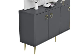 Konsollbord Drop 140x75 cm Antracit - Hanah Home - Möbler - Bord & matgrupp - Avlastningsbord & sidobord - Konsolbord & hallbord