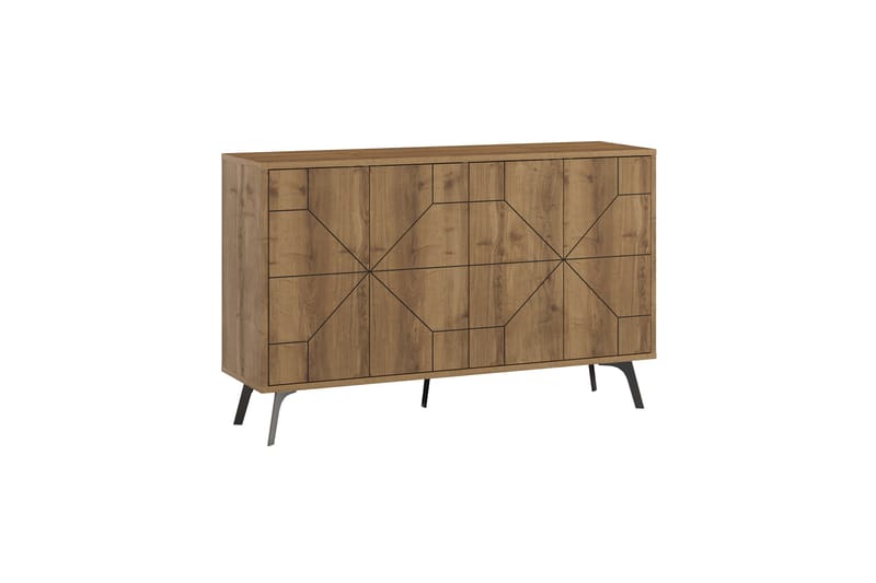 Konsollbord Dune 123x77,4 cm Brun/Vit - Hanah Home - Möbler - Bord & matgrupp - Avlastningsbord & sidobord - Konsolbord & hallbord