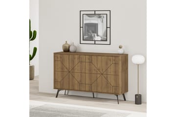 Konsollbord Dune 123x77,4 cm Brun/Vit - Hanah Home - Möbler - Bord & matgrupp - Avlastningsbord & sidobord - Konsolbord & hallbord
