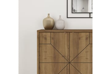 Konsollbord Dune 123x77,4 cm Brun/Vit - Hanah Home - Möbler - Bord & matgrupp - Avlastningsbord & sidobord - Konsolbord & hallbord