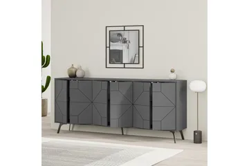 Dune Konsollbord 183,8x77,4 cm Antracit - Hanah Home - Möbler - Bord & matgrupp - Avlastningsbord & sidobord - Konsolbord & hallbord