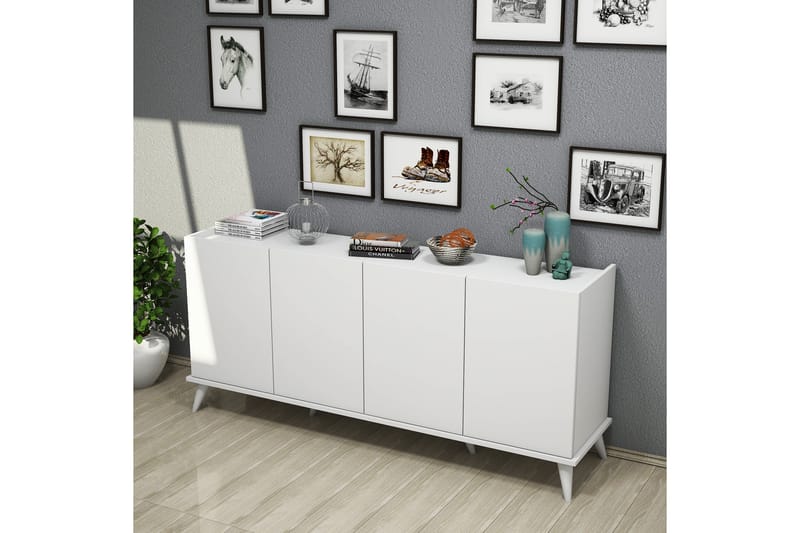 Konsollbord Elegaia 180 cm - Vit - Möbler - Bord & matgrupp - Avlastningsbord & sidobord - Konsolbord & hallbord