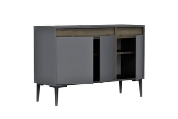 Konsollbord Emlak 120x75 cm Antracit/Brun - Hanah Home - Möbler - Bord & matgrupp - Avlastningsbord & sidobord - Konsolbord & hallbord