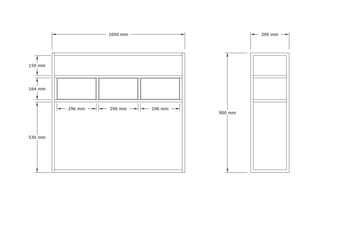 Konsollbord Ham 100 cm - Vit marmor - Möbler - Bord & matgrupp - Avlastningsbord & sidobord - Konsolbord & hallbord