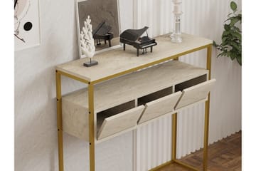 Konsollbord Ham 90 cm - Beige - Möbler - Bord & matgrupp - Avlastningsbord & sidobord - Konsolbord & hallbord