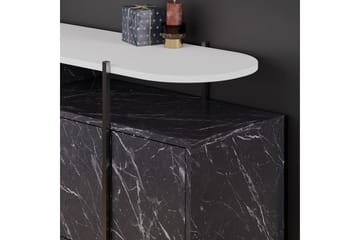 Konsollbord Hanley 150x86,2 cm Vit/Mörkbrun - Hanah Home - Möbler - Bord & matgrupp - Avlastningsbord & sidobord - Konsolbord & hallbord