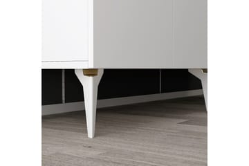 Konsollbord Iris 150 cm - Vit/Guld - Möbler - Bord & matgrupp - Avlastningsbord & sidobord - Konsolbord & hallbord