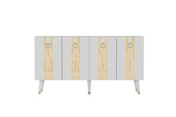 Konsollbord Isil 150 cm - Vit/Guld - Möbler - Bord & matgrupp - Avlastningsbord & sidobord - Konsolbord & hallbord