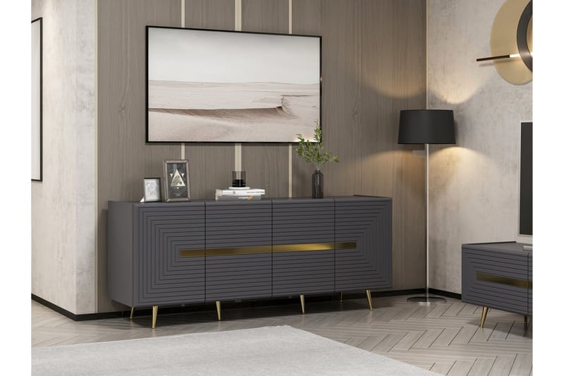 Konsollbord Jose 180 cm - Antracit - Möbler - Bord & matgrupp - Avlastningsbord & sidobord - Konsolbord & hallbord