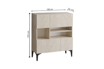Konsollbord Kristoni 100 cm - Beige - Möbler - Bord & matgrupp - Avlastningsbord & sidobord - Konsolbord & hallbord