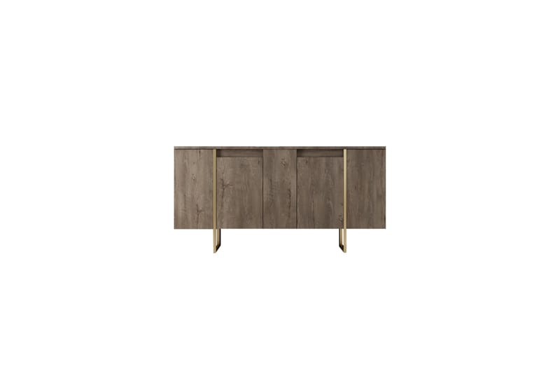 Konsollbord Luxe 160 cm - Brun/Guld - Möbler - Bord & matgrupp - Avlastningsbord & sidobord - Konsolbord & hallbord