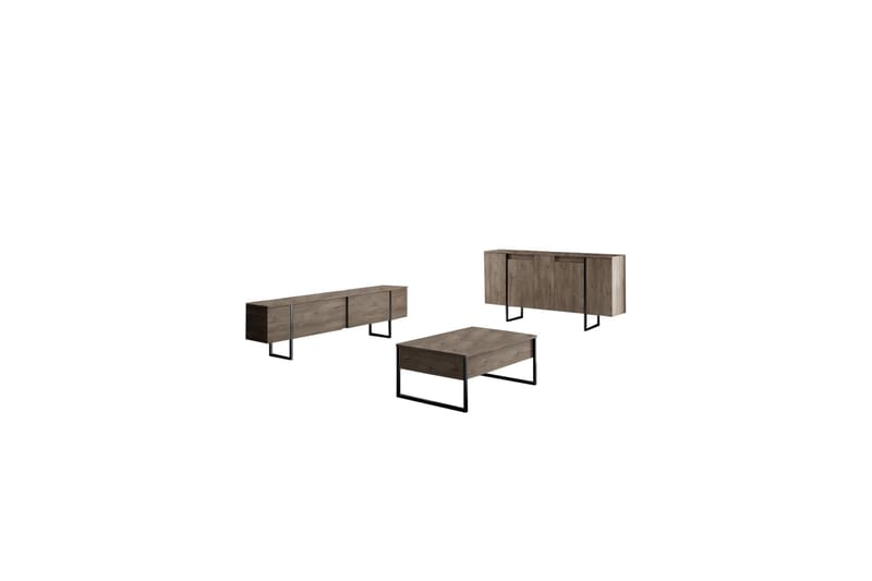Konsollbord Luxe 160 cm - Brun/Svart - Möbler - Bord & matgrupp - Avlastningsbord & sidobord - Konsolbord & hallbord