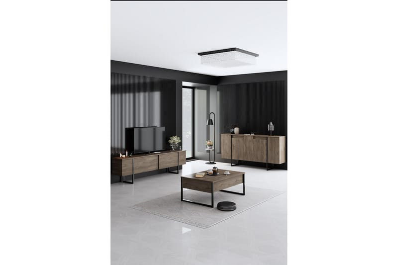 Konsollbord Luxe 160 cm - Brun/Svart - Möbler - Bord & matgrupp - Avlastningsbord & sidobord - Konsolbord & hallbord