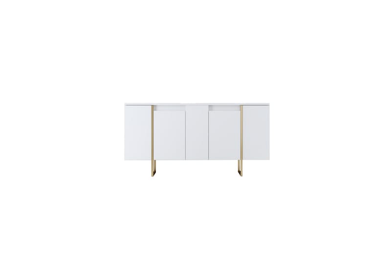 Konsollbord Luxe 160 cm - Vit/Guld - Möbler - Bord & matgrupp - Avlastningsbord & sidobord - Konsolbord & hallbord