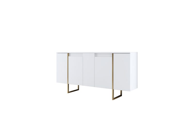 Konsollbord Luxe 160 cm - Vit/Guld - Möbler - Bord & matgrupp - Avlastningsbord & sidobord - Konsolbord & hallbord