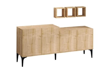 Konsollbord Magneda 180 cm - Blå/Natur - Möbler - Bord & matgrupp - Avlastningsbord & sidobord - Konsolbord & hallbord