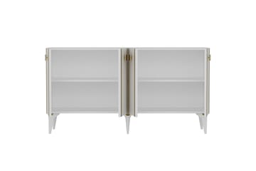 Konsollbord Male 150 cm - Vit/Guld - Möbler - Bord & matgrupp - Avlastningsbord & sidobord - Konsolbord & hallbord