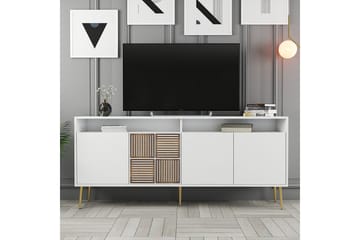 Konsollbord Milanda 180 cm - Guld/Vit - Möbler - Bord & matgrupp - Avlastningsbord & sidobord - Konsolbord & hallbord