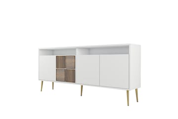 Konsollbord Milanda 180 cm - Guld/Vit - Möbler - Bord & matgrupp - Avlastningsbord & sidobord - Konsolbord & hallbord