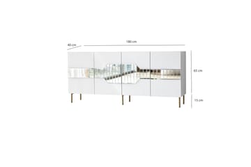 Konsollbord Milanda 180 cm - Vit - Möbler - Bord & matgrupp - Avlastningsbord & sidobord - Konsolbord & hallbord