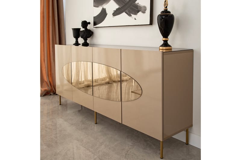 Konsollbord Narain 180 cm - Brons/Guld - Konsolbord & hallbord - Avlastningsbord & sidobord - Hallförvaring