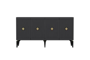 Konsollbord Naruyuki 150 cm - Antracit/Guld - Möbler - Bord & matgrupp - Avlastningsbord & sidobord - Konsolbord & hallbord