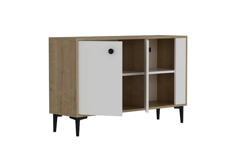 Konsollbord Sahra 120x75 cm Brun/Vit - Hanah Home - Möbler - Bord & matgrupp - Avlastningsbord & sidobord - Konsolbord & hallbord