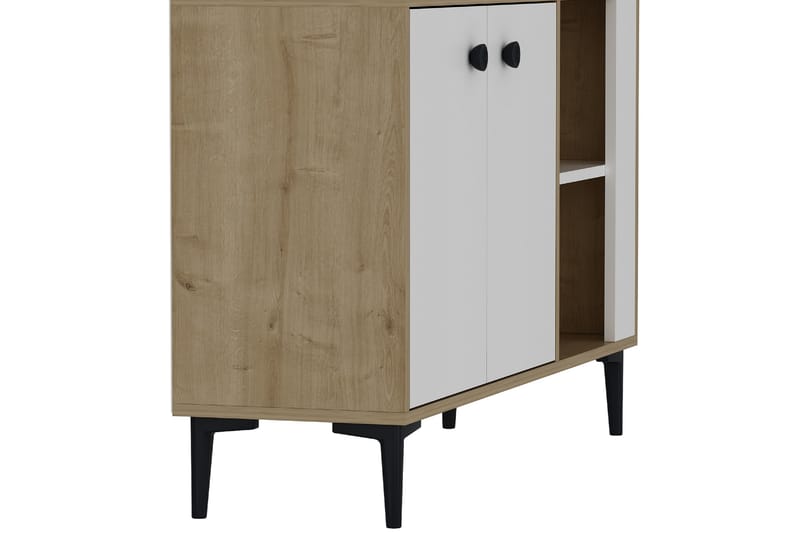 Konsollbord Sahra 120x75 cm Brun/Vit - Hanah Home - Möbler - Bord & matgrupp - Avlastningsbord & sidobord - Konsolbord & hallbord