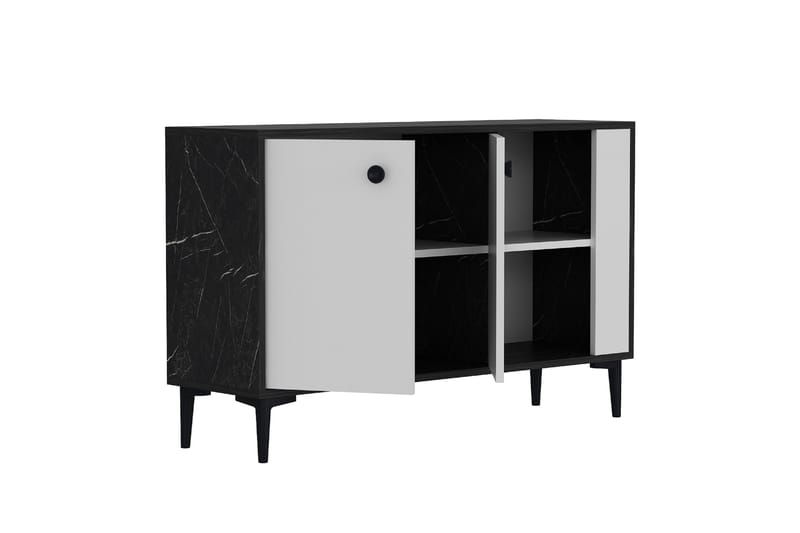 Konsollbord Sahra 120x75 cm Svart/Vit - Hanah Home - Möbler - Bord & matgrupp - Avlastningsbord & sidobord - Konsolbord & hallbord