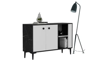 Konsollbord Sahra 120x75 cm Svart/Vit - Hanah Home - Möbler - Bord & matgrupp - Avlastningsbord & sidobord - Konsolbord & hallbord