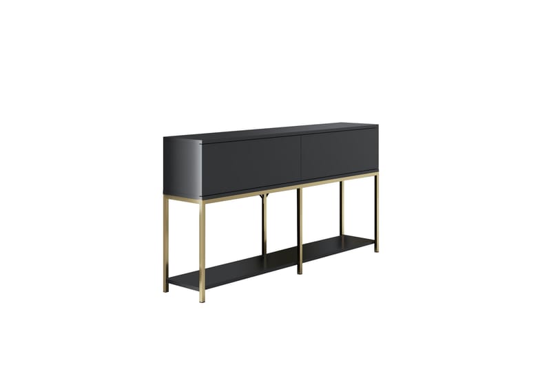 Konsollbord Tejmon 150 cm - Grå/Guld - Möbler - Bord & matgrupp - Avlastningsbord & sidobord - Konsolbord & hallbord