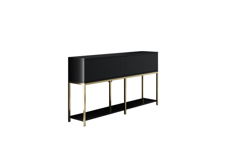 Konsollbord Tejmon 150 cm - Svart/Guld - Möbler - Bord & matgrupp - Avlastningsbord & sidobord - Konsolbord & hallbord