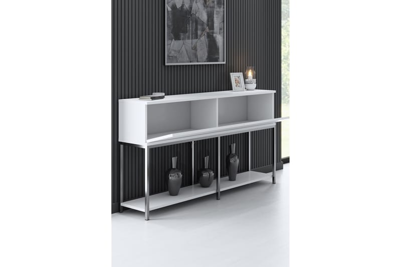 Konsollbord Tejmon 150 cm - Vit/Grå - Konsolbord & hallbord - Avlastningsbord & sidobord - Hallförvaring
