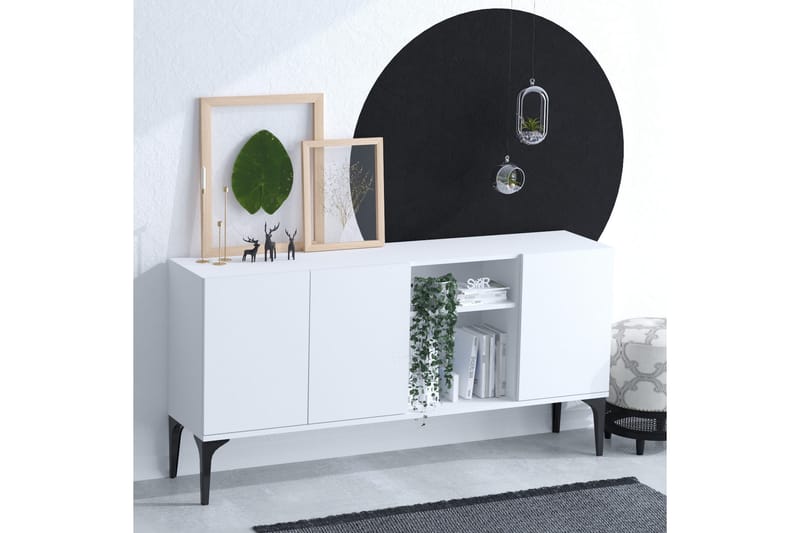 Konsollbord Urgby 120x80 cm - Vit - Möbler - Bord & matgrupp - Avlastningsbord & sidobord - Konsolbord & hallbord