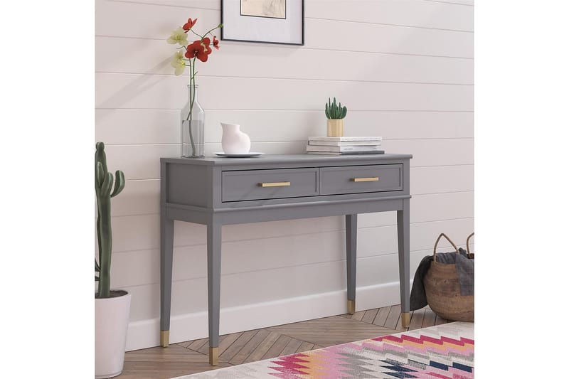 Konsollbord Westerleigh 105 cm Grå - CosmoLiving - Möbler - Bord & matgrupp - Avlastningsbord & sidobord - Konsolbord & hallbord