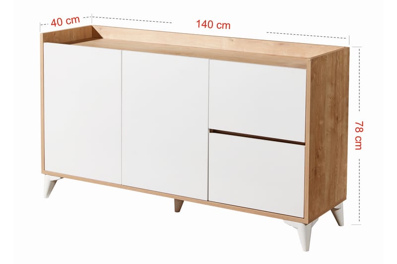 Konsollbord Zakkum 140x78 cm - Blå - Möbler - Bord & matgrupp - Avlastningsbord & sidobord - Konsolbord & hallbord